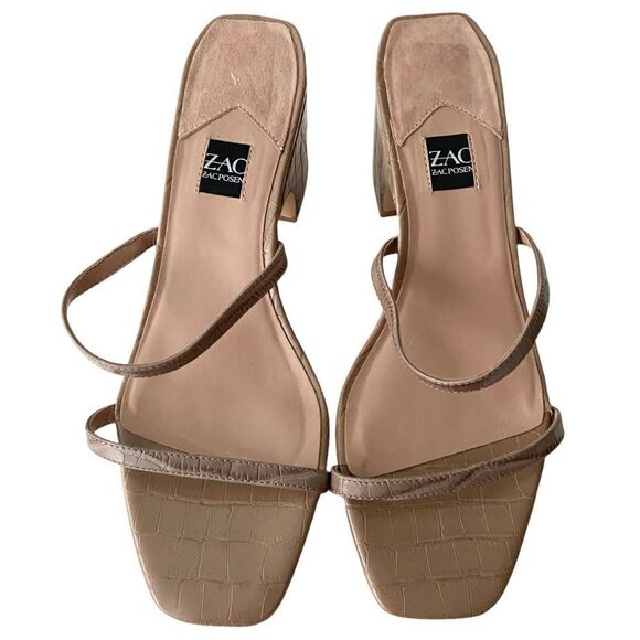 Zac Posen Saint Slide Square Toe Sandal in Size 9.5M - Picture 2 of 11